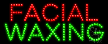Facial Waxing Animated LED Sign