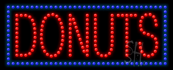 Donuts Logo Animated LED Sign