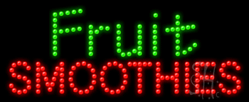 Fruit Smoothies Animated LED Sign