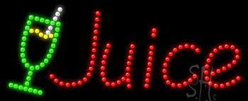 Juice Logo Animated LED Sign