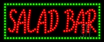 Salad Bar Animated LED Sign