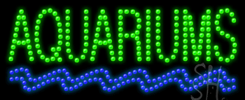 Aquariums Animated LED Sign