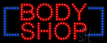 Body Shop Animated LED Sign