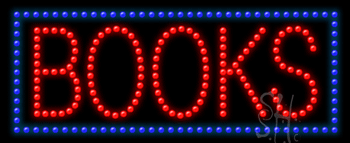 Books Animated LED Sign