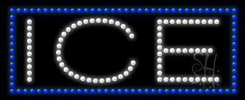 Ice Animated LED Sign