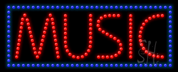 Music Animated LED Sign