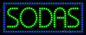 Sodas Animated LED Sign