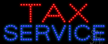 Tax Service Animated LED Sign