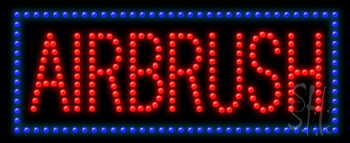 Airbrush Animated LED Sign