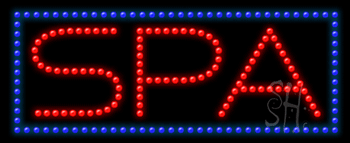 Spa Animated LED Sign