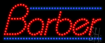 Barber Animated LED Sign