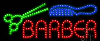 Barber Animated LED Sign