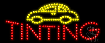 Auto Tinting Animated LED Sign