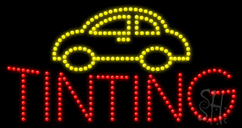 Auto Tinting Animated LED Sign