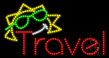 Travel Animated LED Sign