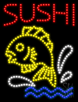 Sushi Animated LED Sign