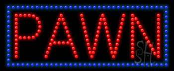 Pawn Animated LED Sign