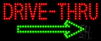 Drive-Thru Animated LED Sign