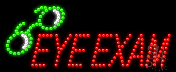 Eye Exams Animated LED Sign