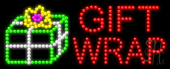 Gift Wrap Animated LED Sign