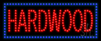 Hardwood Animated LED Sign