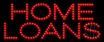 Home Loans Animated LED Sign