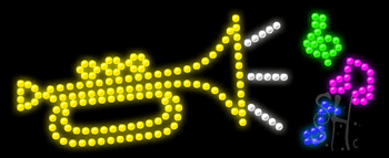 Music logo Animated LED Sign