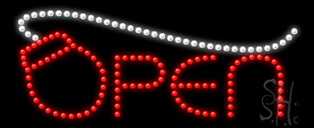 Open Animated LED Sign