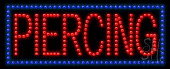 Piercing Animated LED Sign