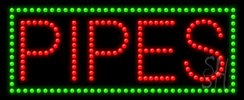 Pipes Animated LED Sign