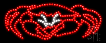 Crab Seafood logo Animated LED Sign
