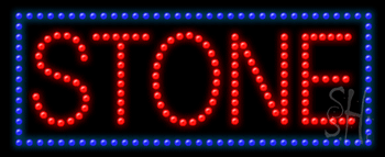 Stone Animated LED Sign