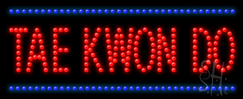 Tae Kwon Do Animated LED Sign