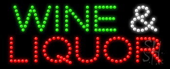 Wine and Liquor Animated LED Sign