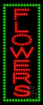 Flowers Animated LED Sign