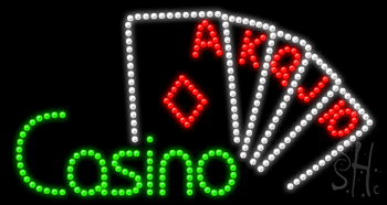 Casino Animated LED Sign