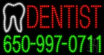 Dentist Animated LED Sign