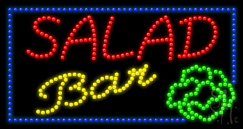 Salad Bar Animated LED Sign
