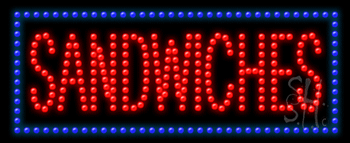 Sandwiches Animated LED Sign