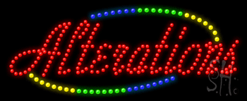 Alterations Animated LED Sign