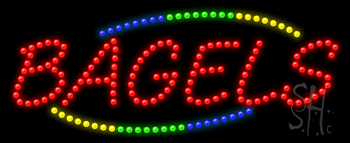 Bagels Animated LED Sign
