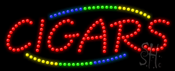 Cigars Animated LED Sign