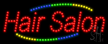 Hair Salon Animated LED Sign
