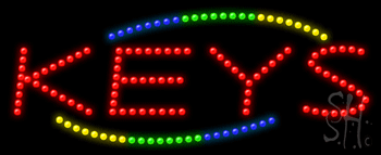 Keys Animated LED Sign