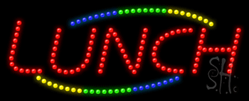 Lunch Animated LED Sign