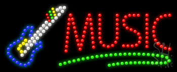 Music Animated LED Sign