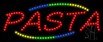 Pasta Animated LED Sign