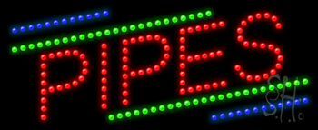 Pipes Animated LED Sign
