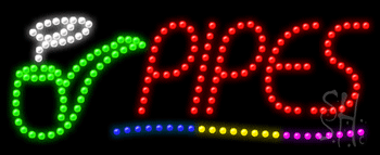 Pipes Animated LED Sign