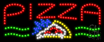 Pizza Animated LED Sign